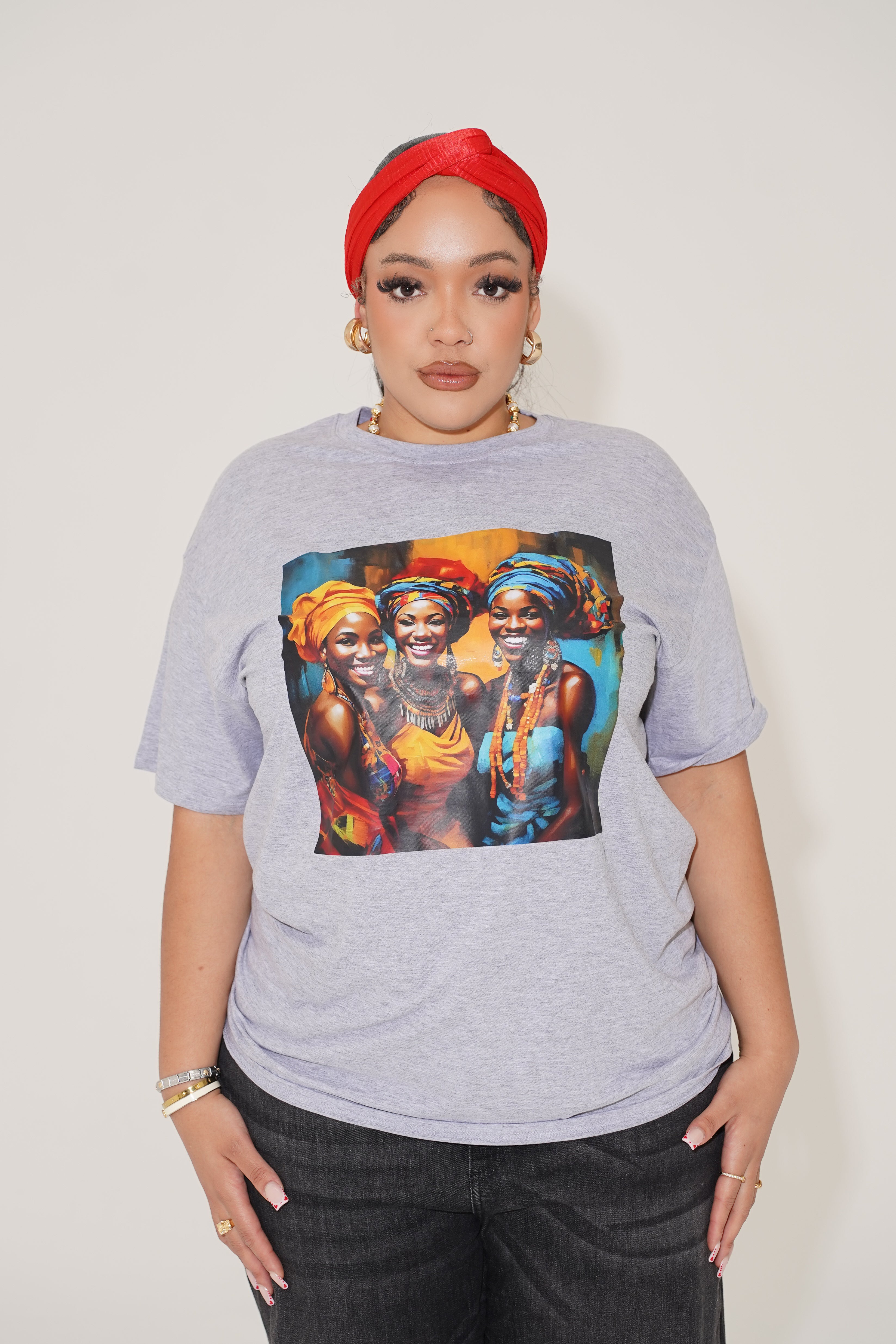 Africa 3 Ladies art T-shirt