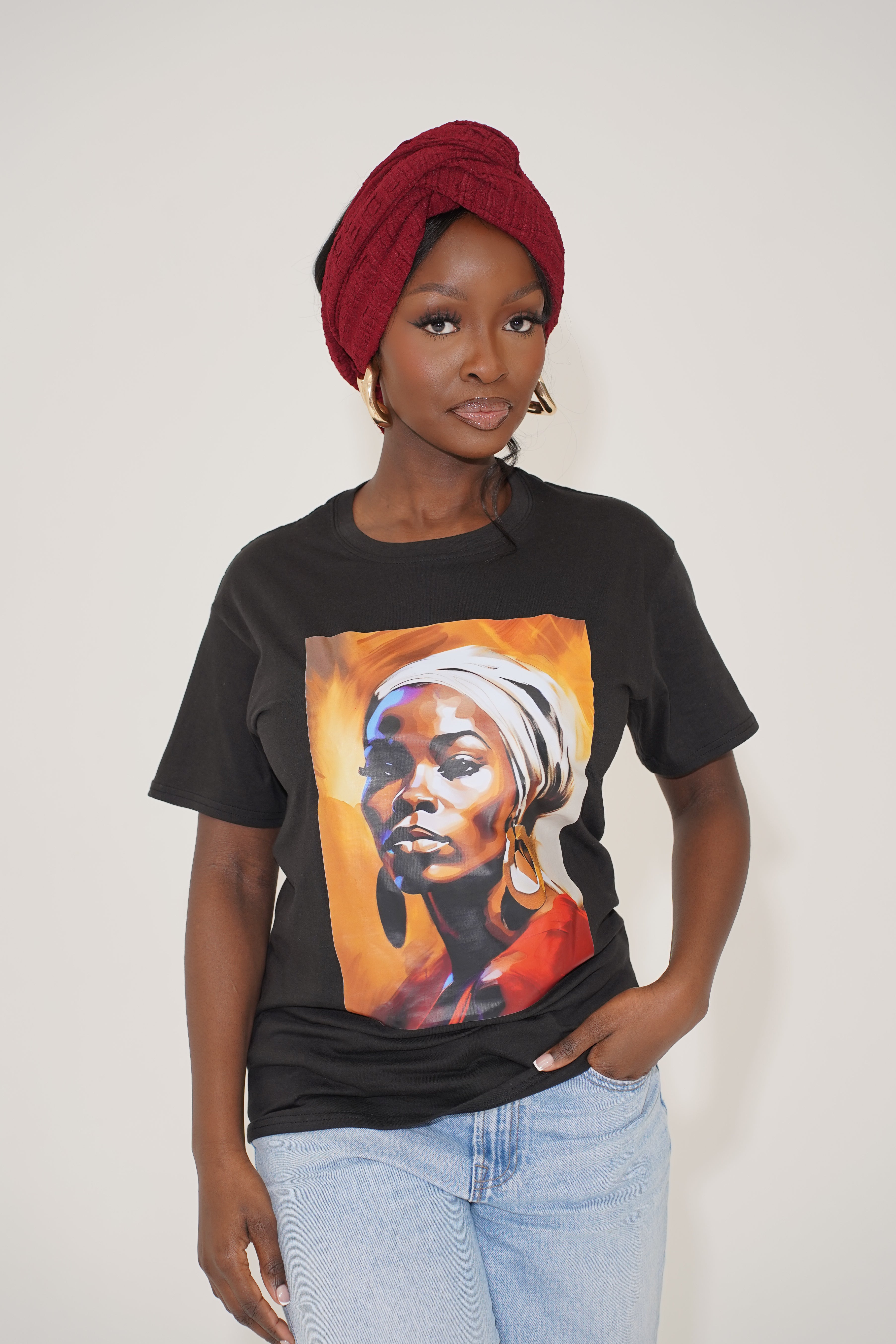 Africa Queen art T-shirt