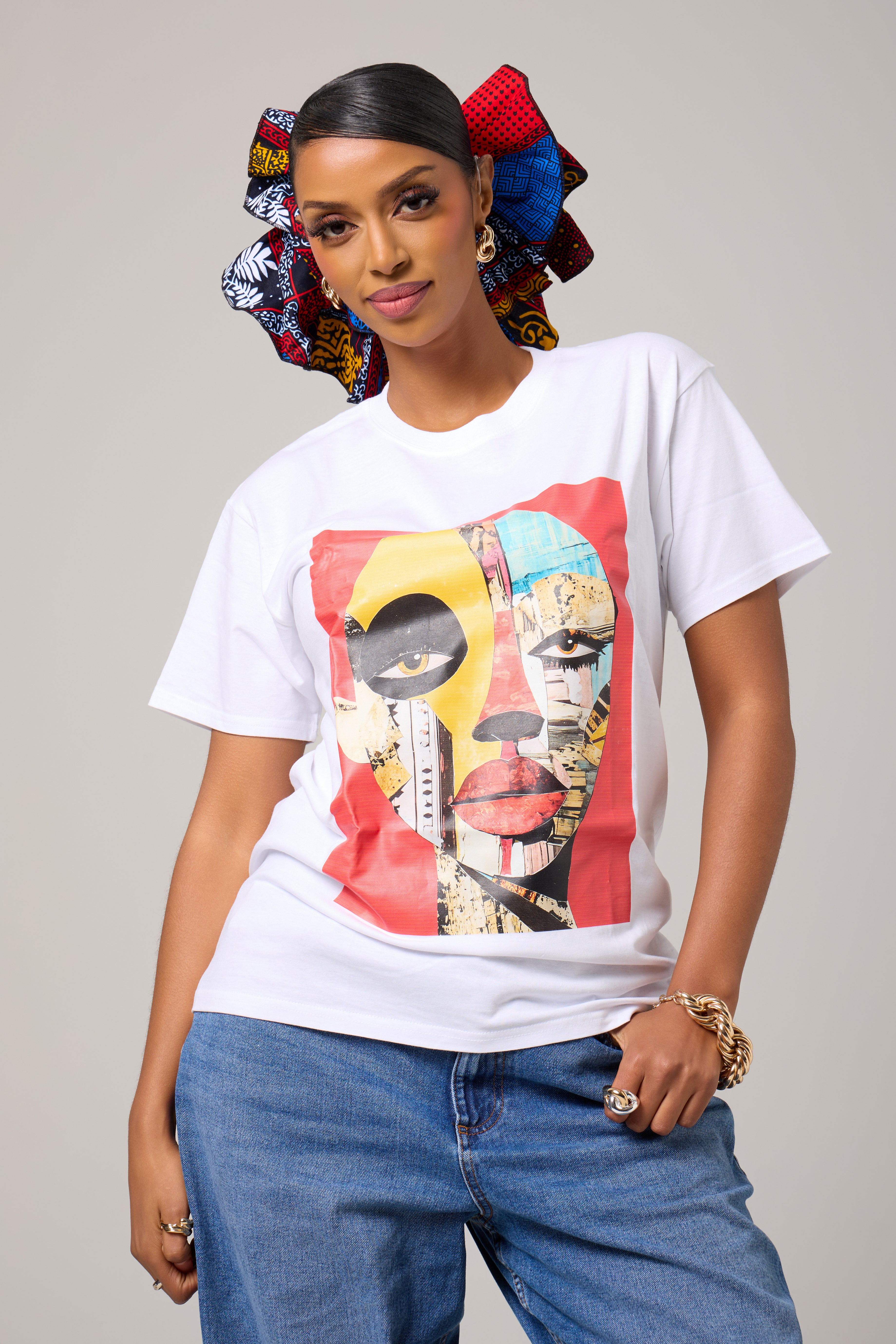 Patchwork Goddess T-shirt