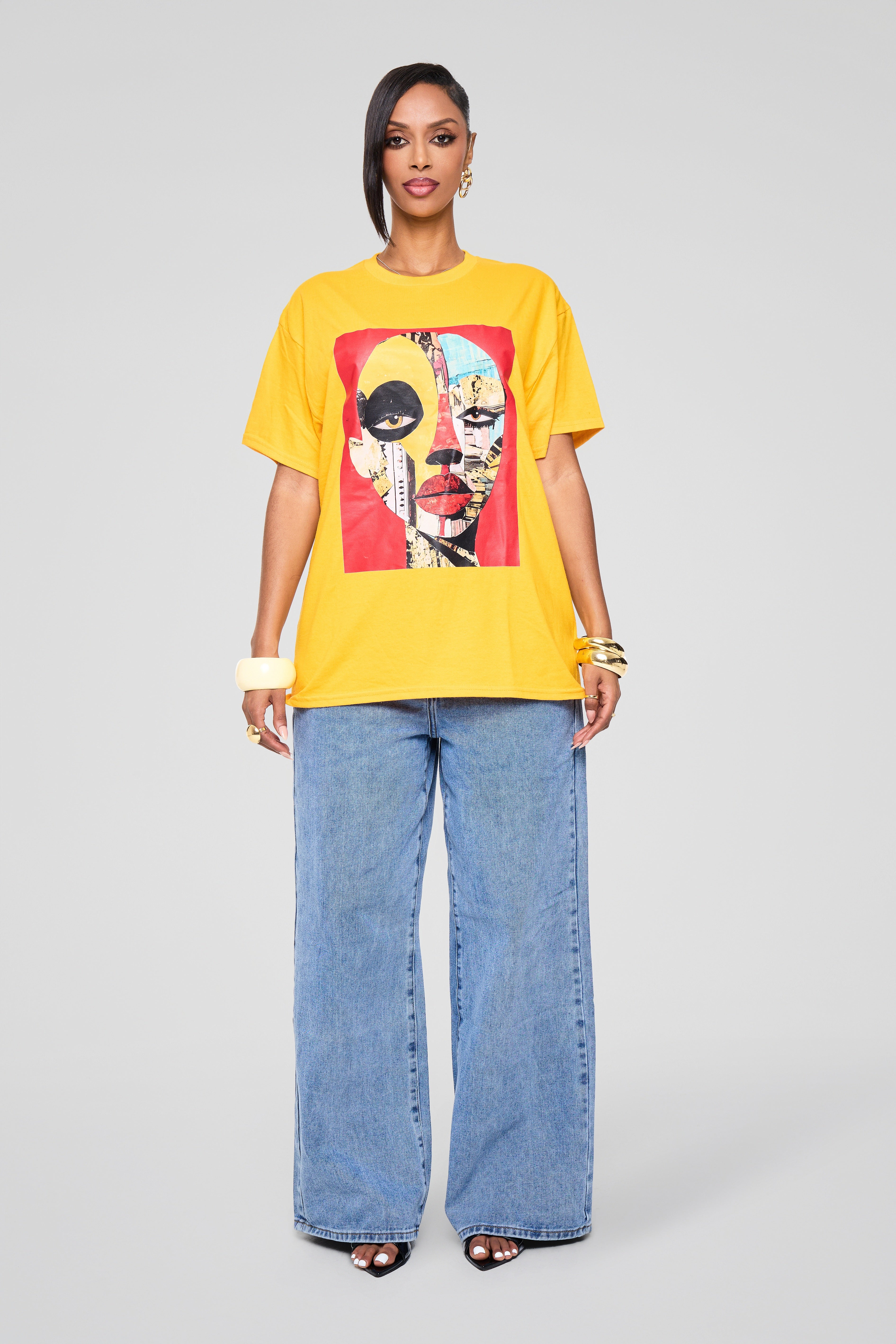 Patchwork Goddess T-shirt