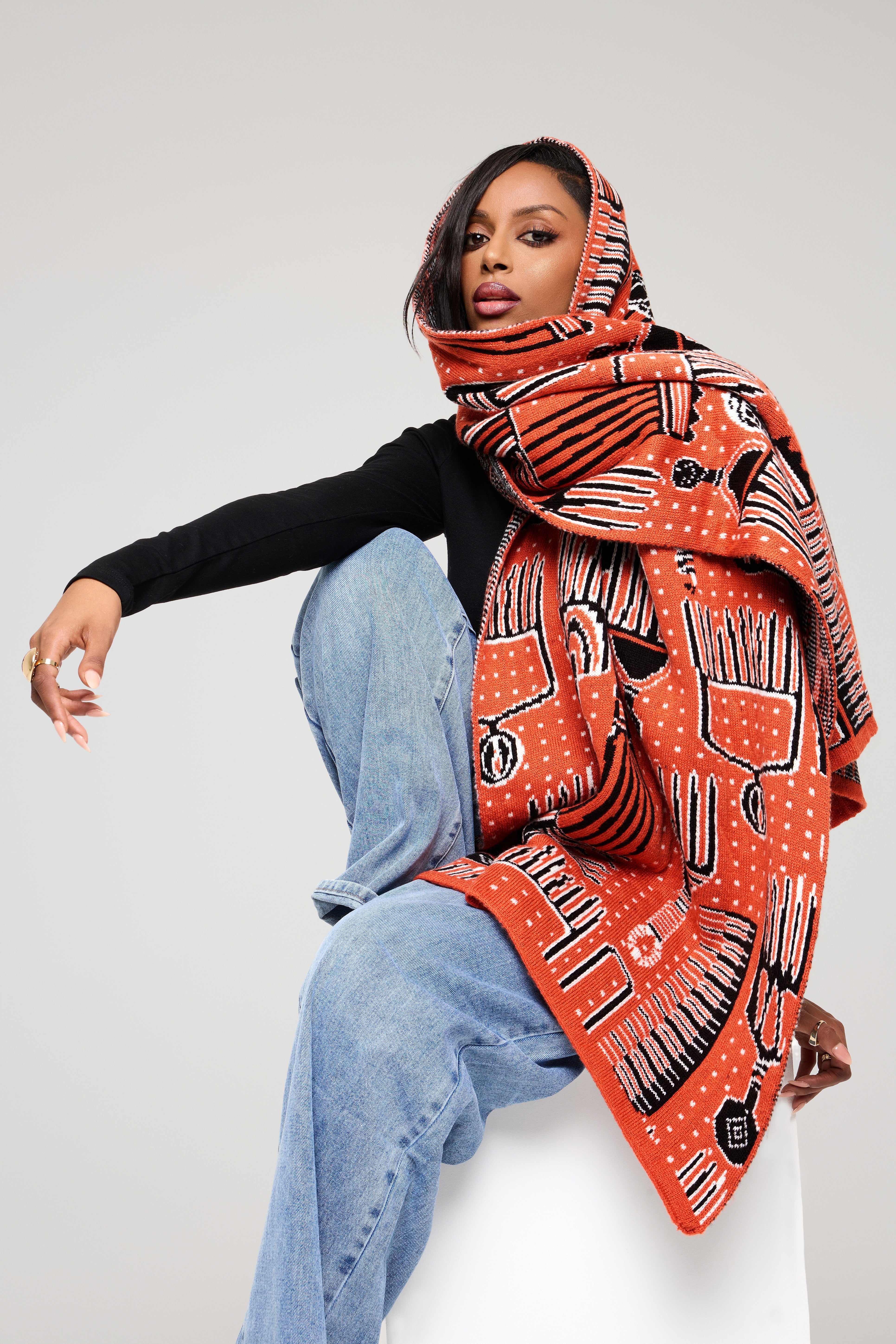 Comb of Queens Scarf