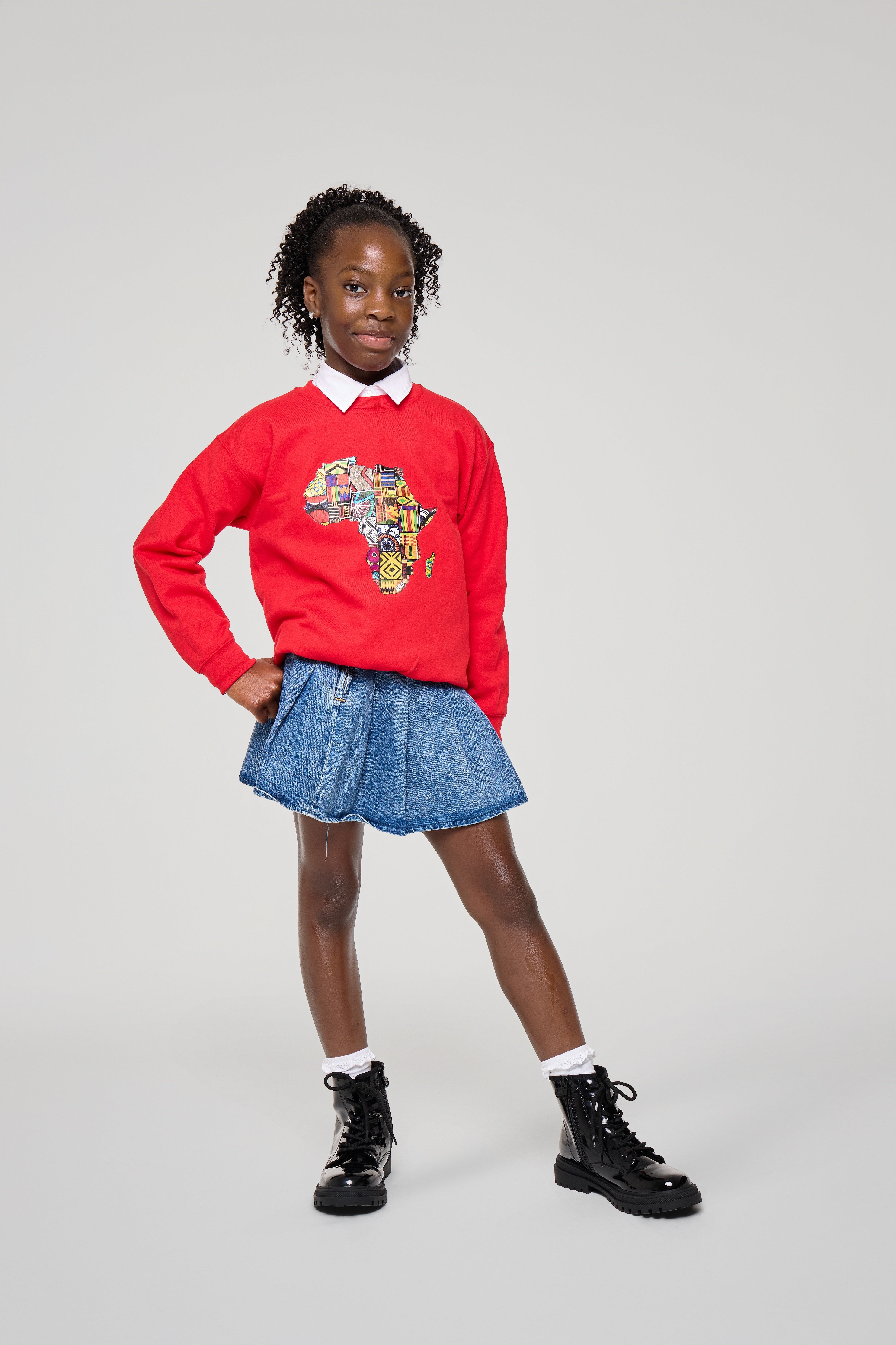 Kids Africa Map Sweatshirt