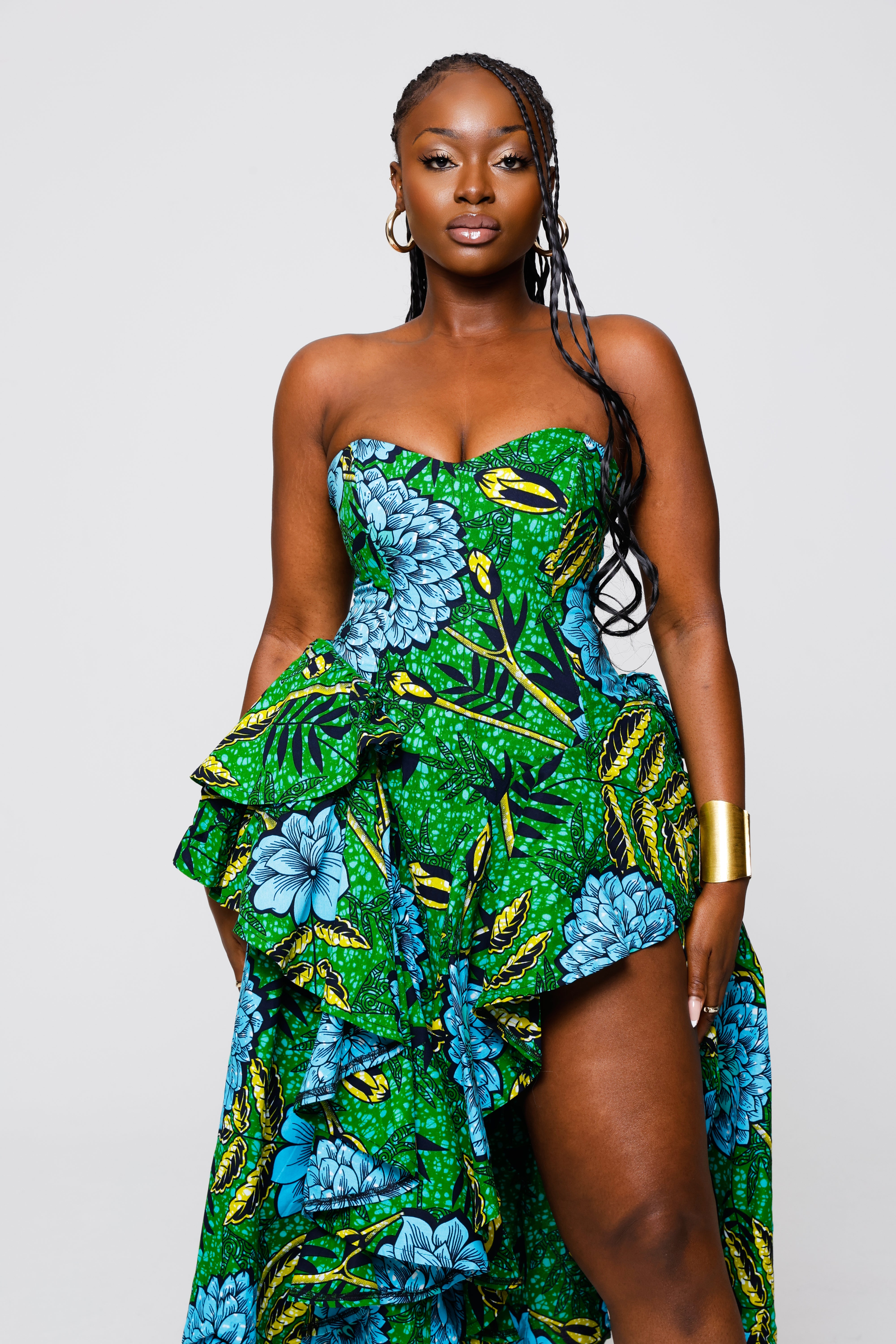 Farida Ruffled Dress