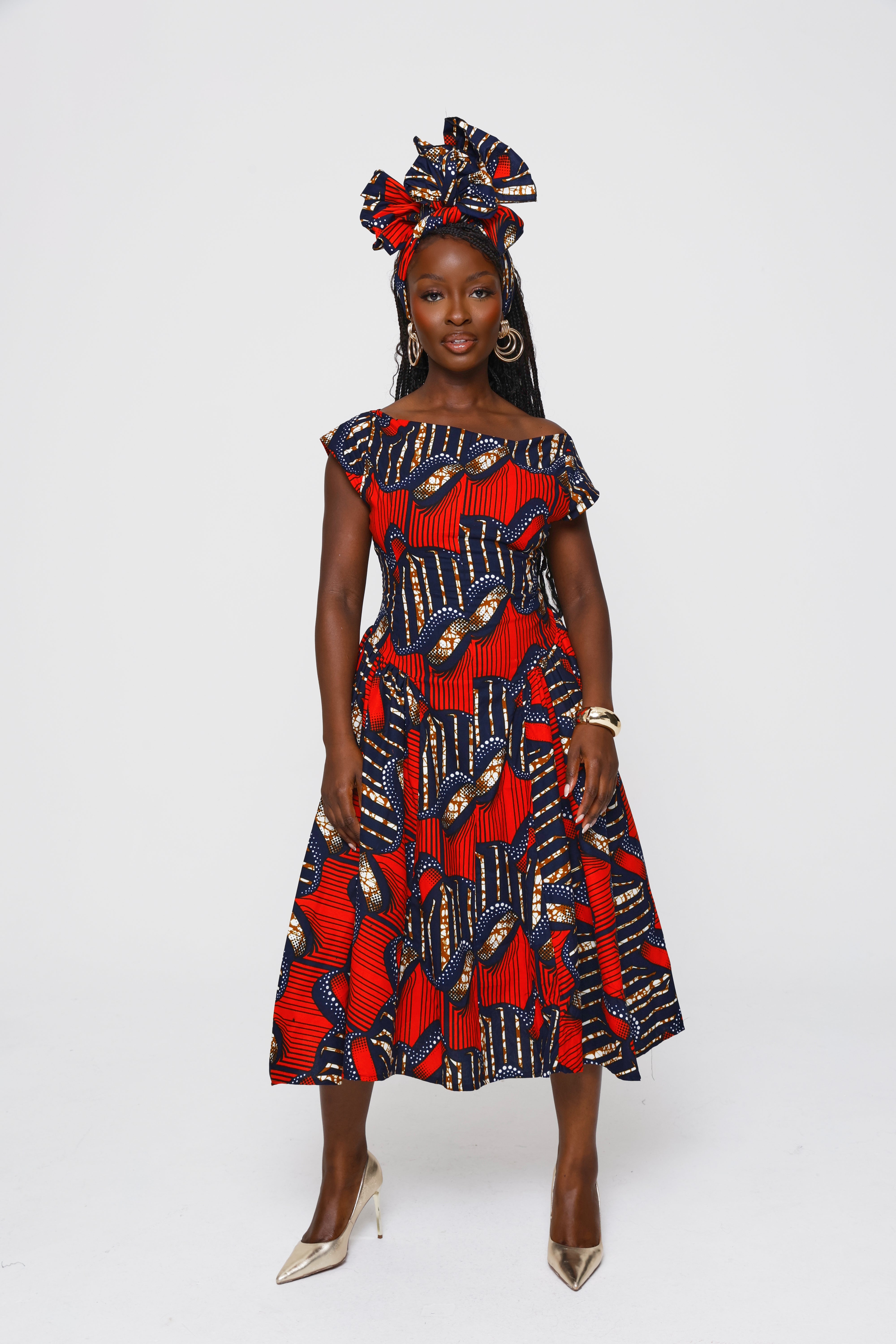 Ewane Open Back Dress
