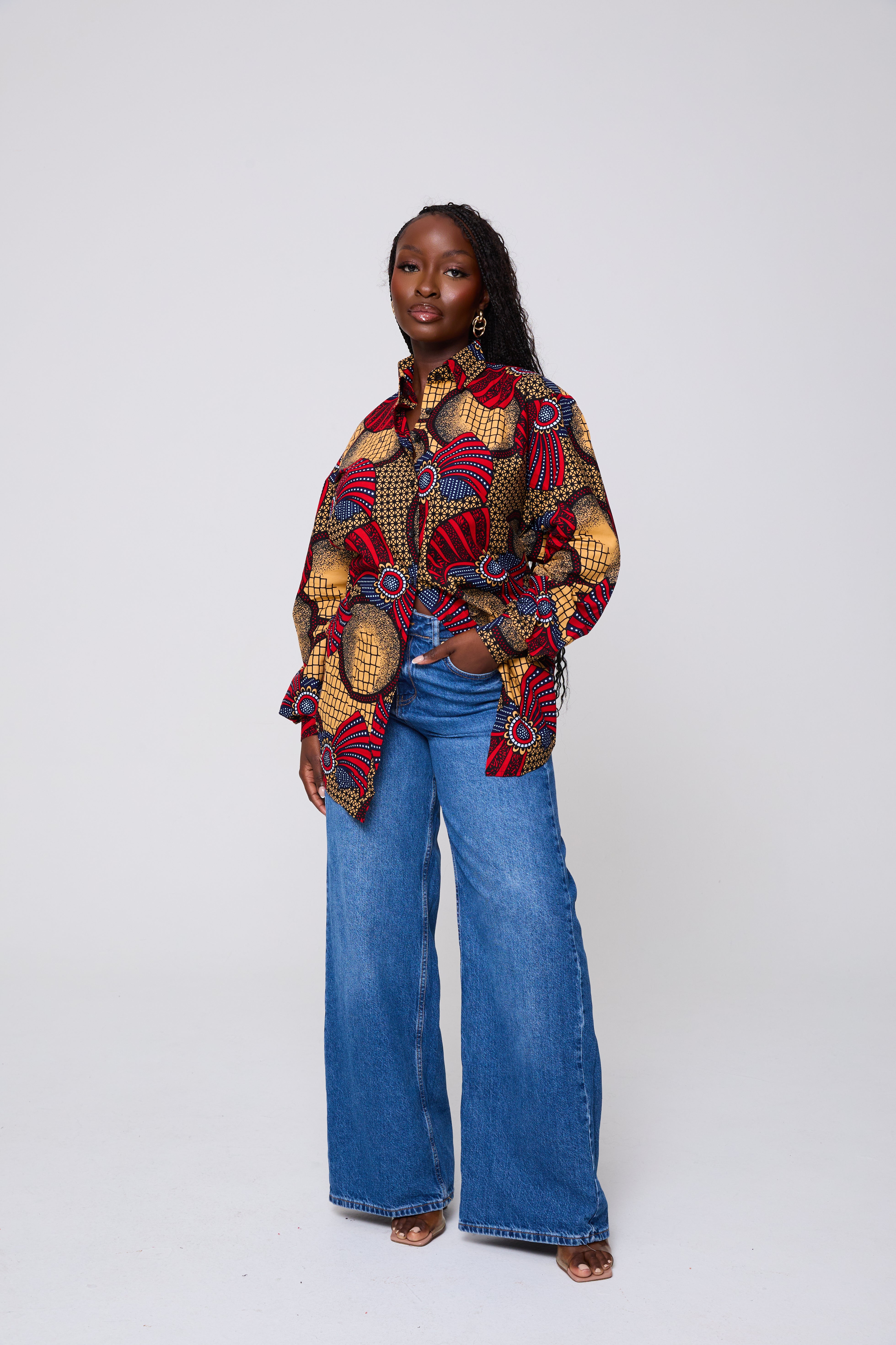 Mame Tie Back Shirt