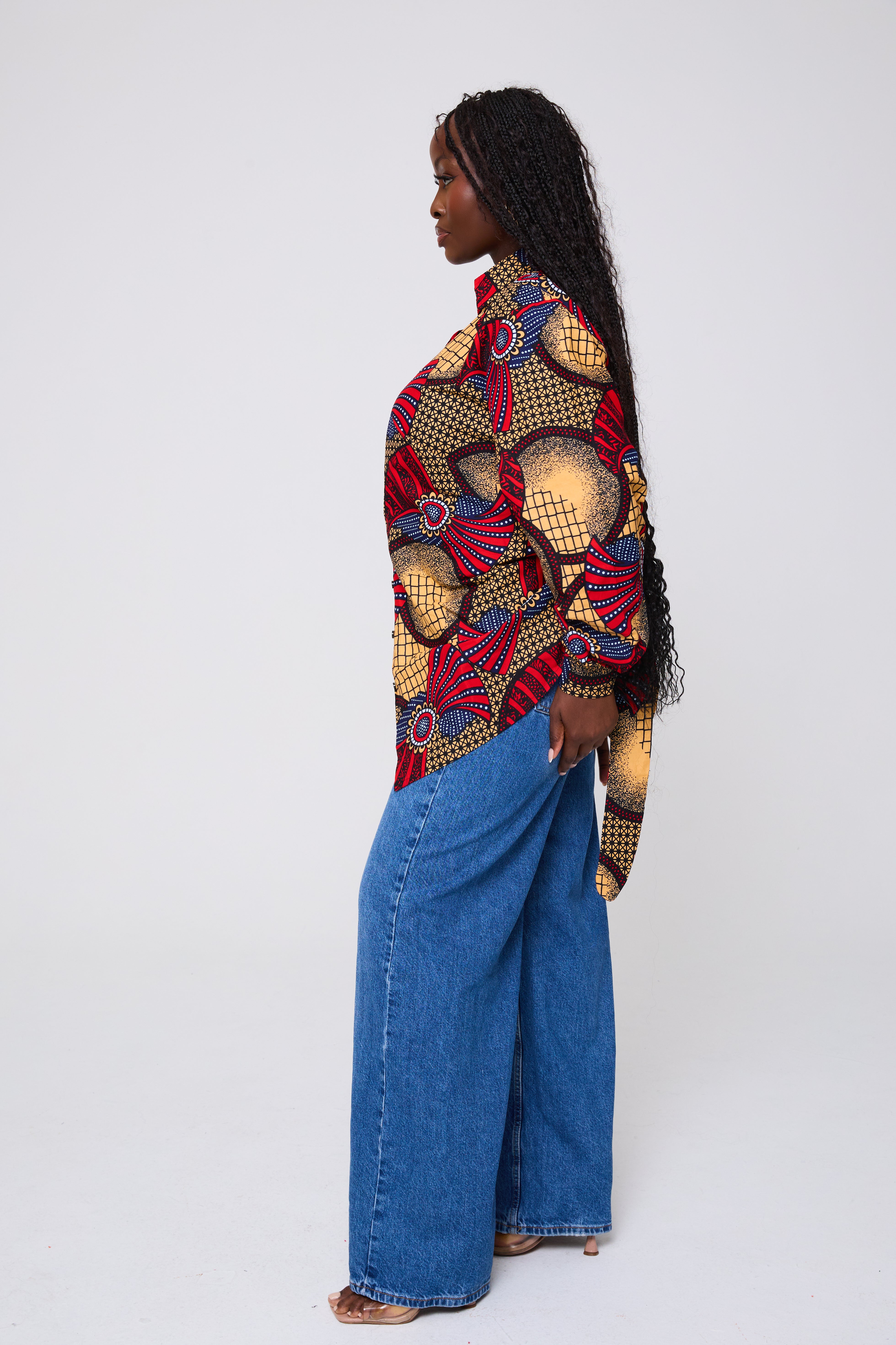 Mame Tie Back Shirt