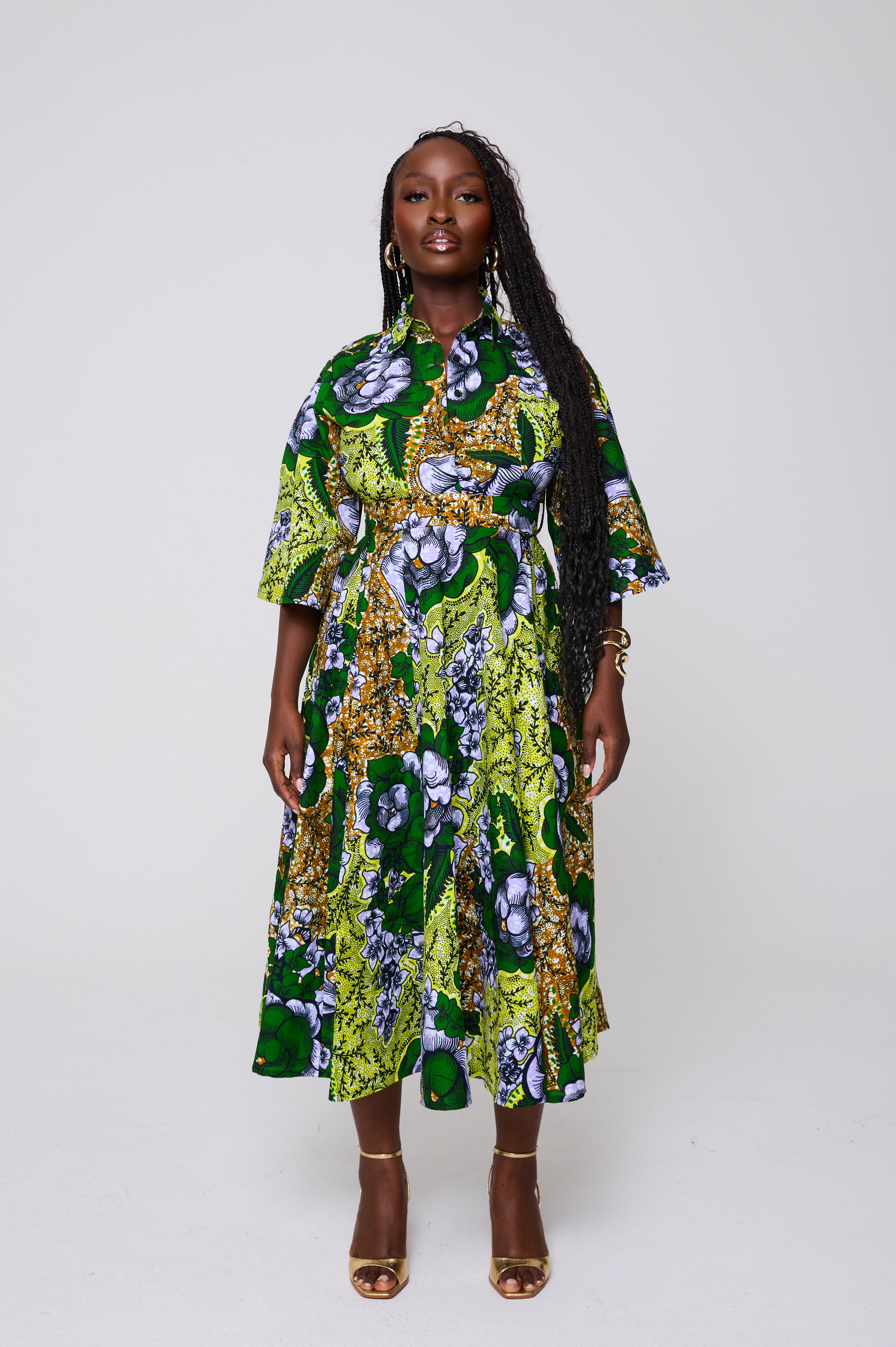 Fanta Midi  Dress