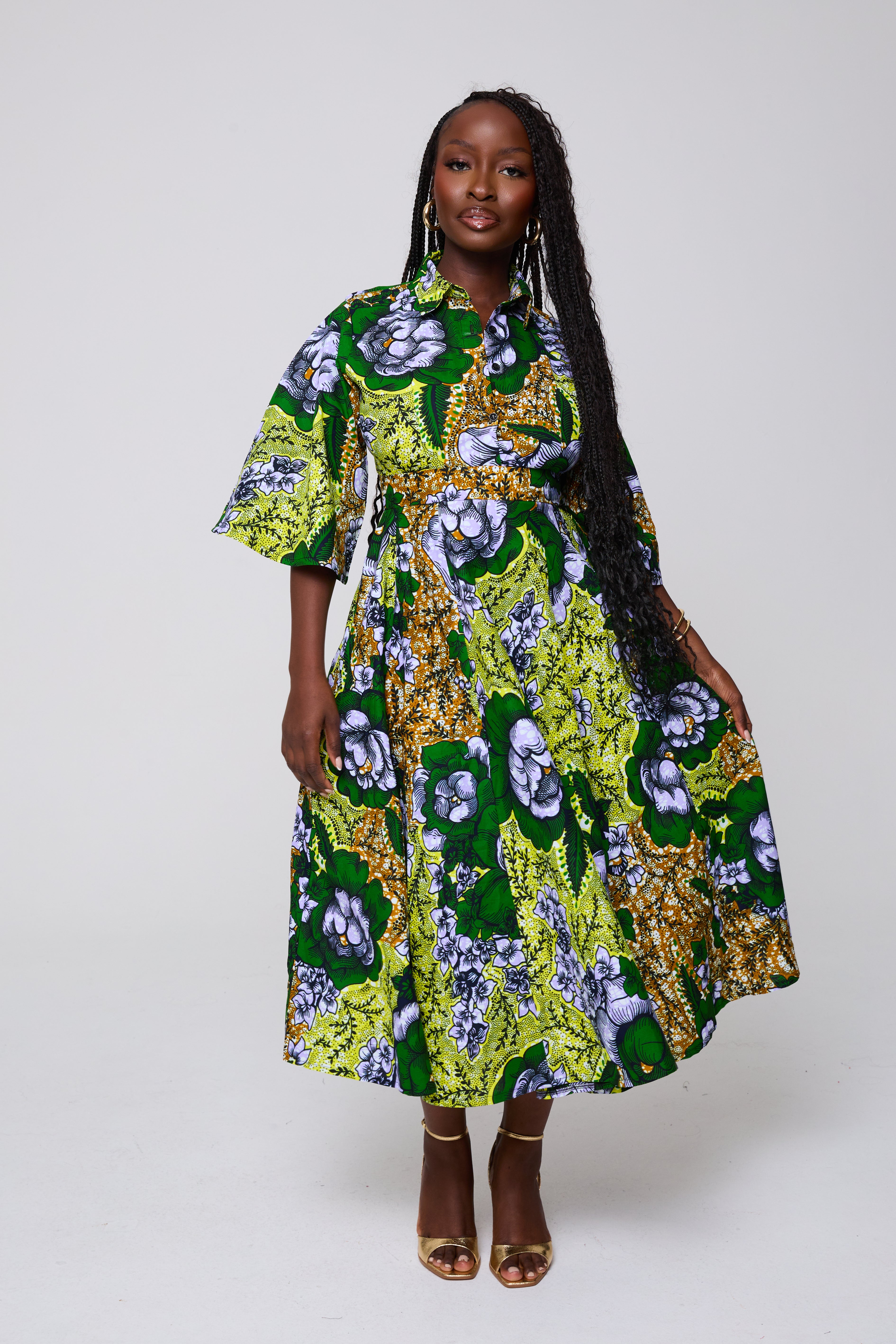 Fanta Midi  Dress