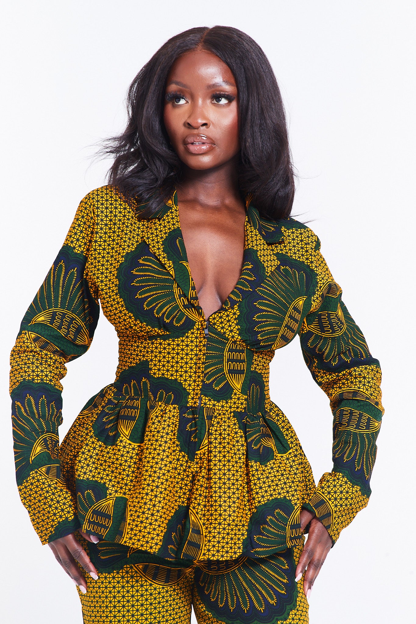 Maggie Corset Waist Blazer